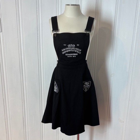 Hell Bunny Dresses & Skirts - 🖤 NWOT Hell Bunny Ouija Board Pinafore / Overall Dress - size XL🖤